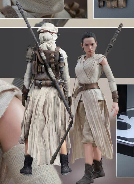Star Wars - Episode VII - The Force Awakens: Rey, 1/6 Figur von Hot Toys