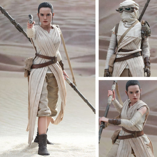 Star Wars - Episode VII - The Force Awakens: Rey, 1/6 Figur von Hot Toys