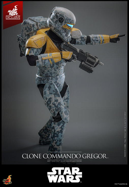 Star Wars - The Clone Wars: Clone Commando Gregor - Exclusive, 1/6 Figur von Hot Toys