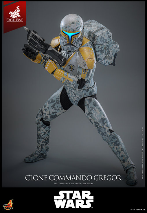 Star Wars - The Clone Wars: Clone Commando Gregor - Exclusive, 1/6 Figur von Hot Toys