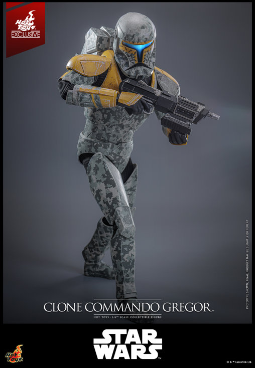 Star Wars - The Clone Wars: Clone Commando Gregor - Exclusive, 1/6 Figur von Hot Toys