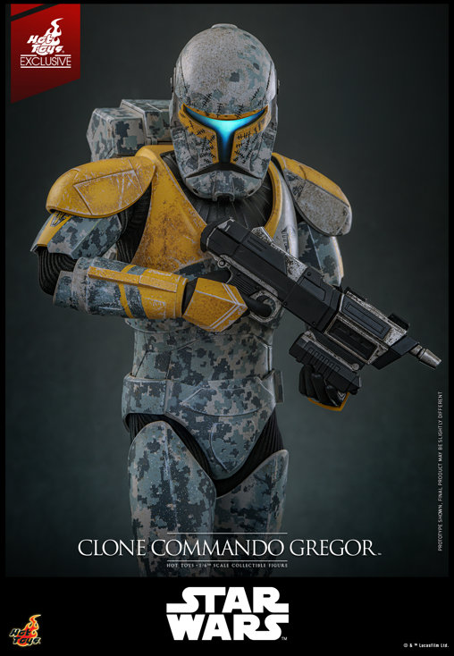 Star Wars - The Clone Wars: Clone Commando Gregor - Exclusive, 1/6 Figur von Hot Toys