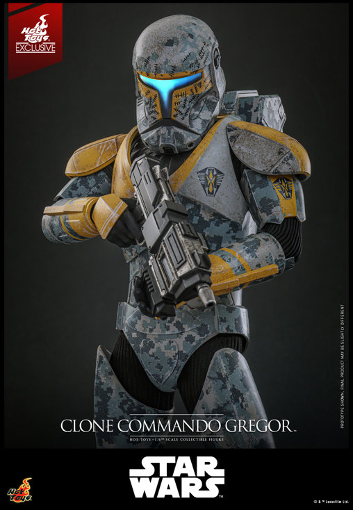 Star Wars - The Clone Wars: Clone Commando Gregor - Exclusive, 1/6 Figur von Hot Toys