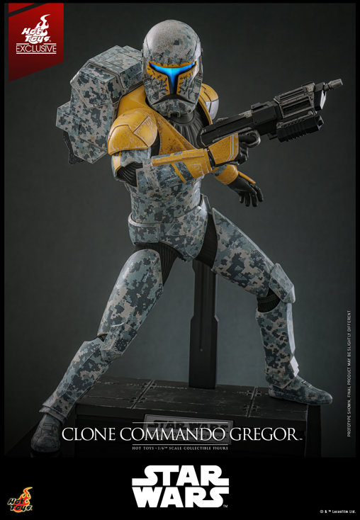 Star Wars - The Clone Wars: Clone Commando Gregor - Exclusive, 1/6 Figur von Hot Toys