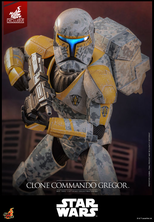 Star Wars - The Clone Wars: Clone Commando Gregor - Exclusive, 1/6 Figur von Hot Toys