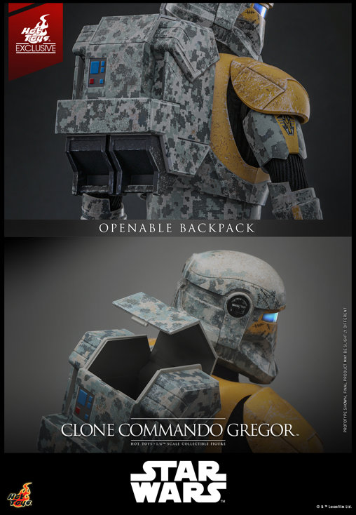 Star Wars - The Clone Wars: Clone Commando Gregor - Exclusive, 1/6 Figur von Hot Toys