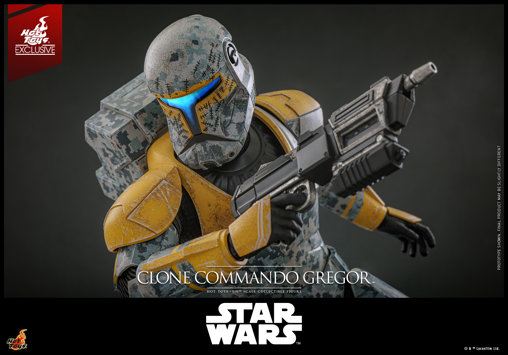 Star Wars - The Clone Wars: Clone Commando Gregor - Exclusive, 1/6 Figur von Hot Toys
