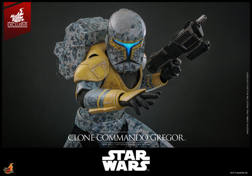 Star Wars - The Clone Wars: Clone Commando Gregor - Exclusive, 1/6 Figur von Hot Toys