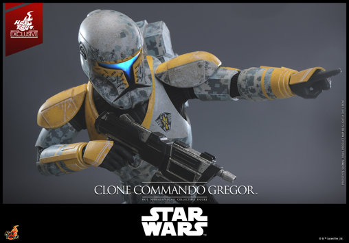 Star Wars - The Clone Wars: Clone Commando Gregor - Exclusive, 1/6 Figur von Hot Toys