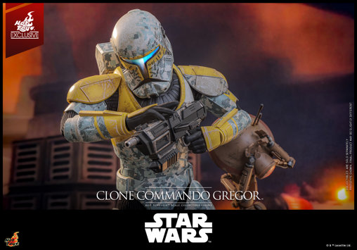 Star Wars - The Clone Wars: Clone Commando Gregor - Exclusive, 1/6 Figur von Hot Toys