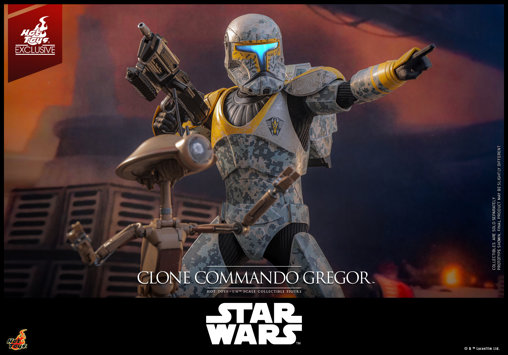 Star Wars - The Clone Wars: Clone Commando Gregor - Exclusive, 1/6 Figur von Hot Toys