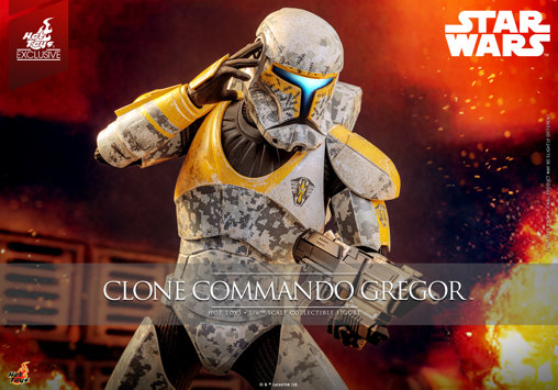 Star Wars - The Clone Wars: Clone Commando Gregor - Exclusive, 1/6 Figur von Hot Toys