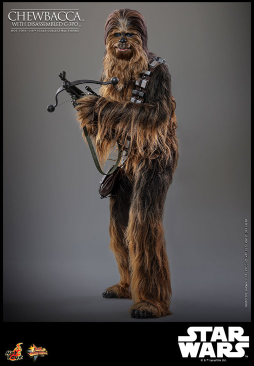 Star Wars - Episode V - The Empire Strikes Back: Chewbacca with disassembled C-3PO, 1/6 Figur von Hot Toys