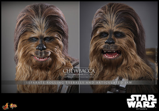 Star Wars - Episode V - The Empire Strikes Back: Chewbacca with disassembled C-3PO, 1/6 Figur von Hot Toys
