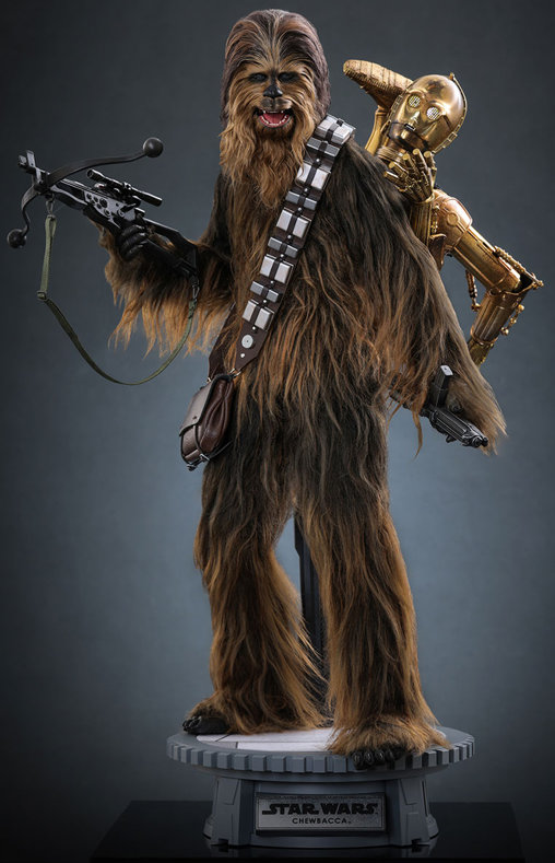 Star Wars - Episode V - The Empire Strikes Back: Chewbacca with disassembled C-3PO, 1/6 Figur von Hot Toys