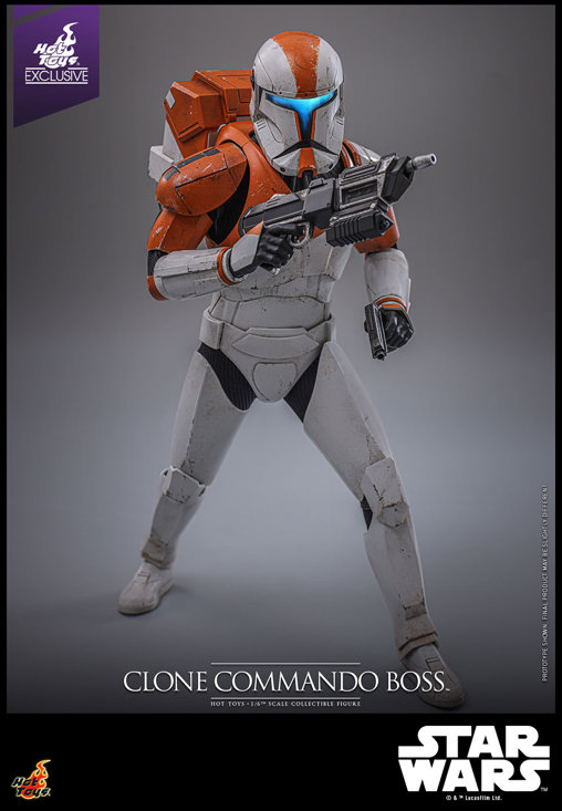 Star Wars - The Clone Wars: Clone Commando Boss, 1/6 Figur von Hot Toys
