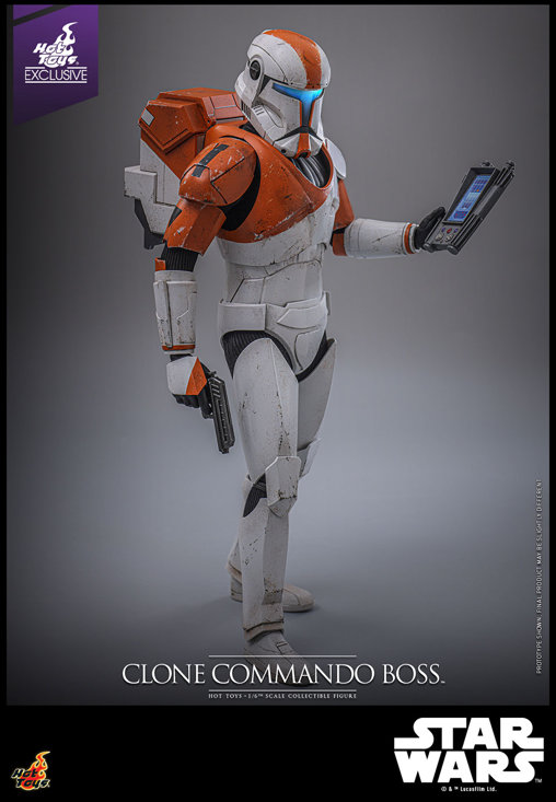 Star Wars - The Clone Wars: Clone Commando Boss, 1/6 Figur von Hot Toys