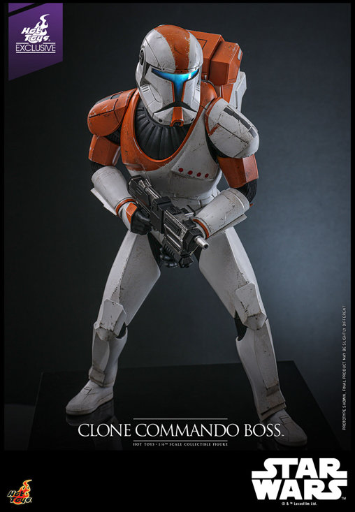 Star Wars - The Clone Wars: Clone Commando Boss, 1/6 Figur von Hot Toys