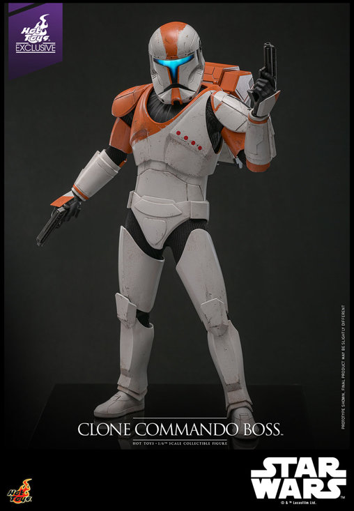 Star Wars - The Clone Wars: Clone Commando Boss, 1/6 Figur von Hot Toys