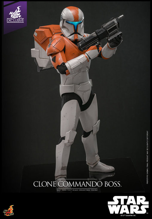 Star Wars - The Clone Wars: Clone Commando Boss, 1/6 Figur von Hot Toys