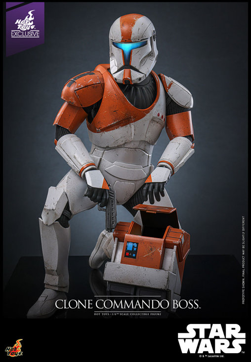 Star Wars - The Clone Wars: Clone Commando Boss, 1/6 Figur von Hot Toys