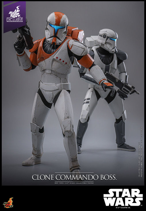 Star Wars - The Clone Wars: Clone Commando Boss, 1/6 Figur von Hot Toys