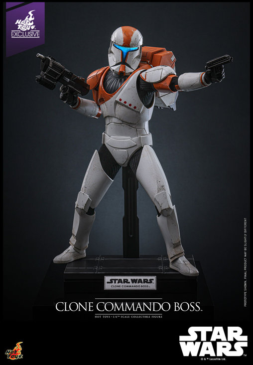 Star Wars - The Clone Wars: Clone Commando Boss, 1/6 Figur von Hot Toys