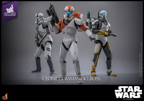 Star Wars - The Clone Wars: Clone Commando Boss, 1/6 Figur von Hot Toys