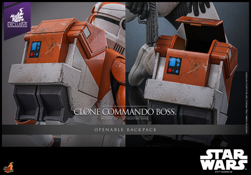 Star Wars - The Clone Wars: Clone Commando Boss, 1/6 Figur von Hot Toys