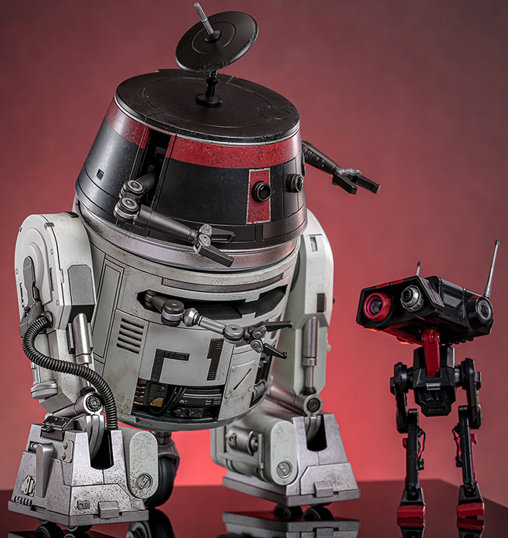 Star Wars: Chopper C1-10P, BD-1 und Mausdroide MSE-6, 1/6 Figur von Hot Toys