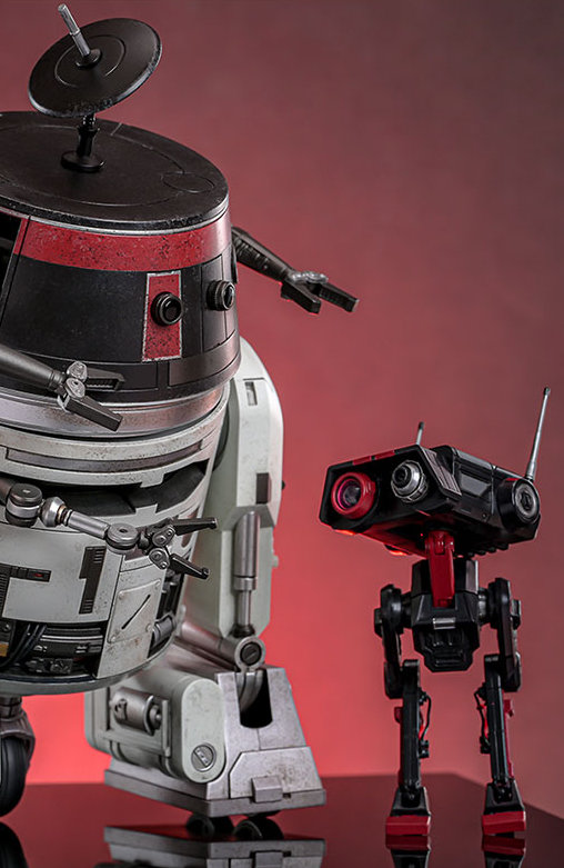 Star Wars: Chopper C1-10P, BD-1 und Mausdroide MSE-6, 1/6 Figur von Hot Toys