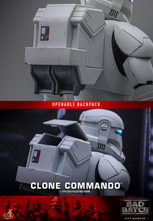 Star Wars - The Bad Batch: Clone Commando, 1/6 Figur von Hot Toys