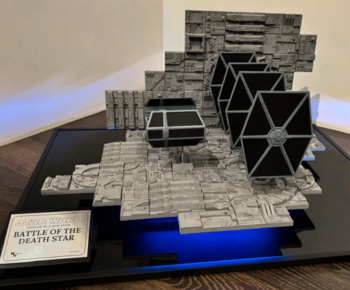 Star Wars - Episode IV - A New Hope: Death Star Battle TIE Fighter Diorama, Diorama von SPACEart