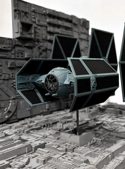 Star Wars - Episode IV - A New Hope: Death Star Battle TIE Fighter Diorama, Diorama von SPACEart