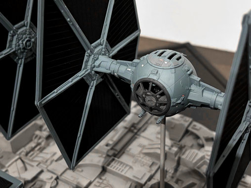 Star Wars - Episode IV - A New Hope: Death Star Battle TIE Fighter Diorama, Diorama von SPACEart