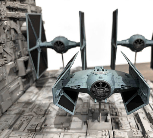 Star Wars - Episode IV - A New Hope: Death Star Battle TIE Fighter Diorama, Diorama von SPACEart