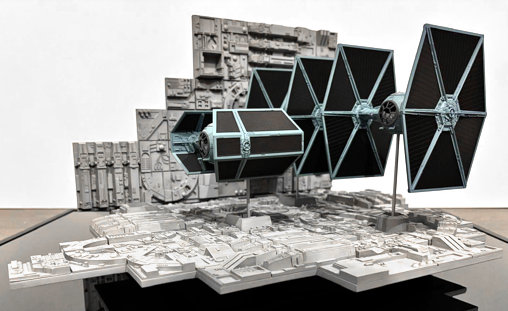 Star Wars - Episode IV - A New Hope: Death Star Battle TIE Fighter Diorama, Diorama von SPACEart