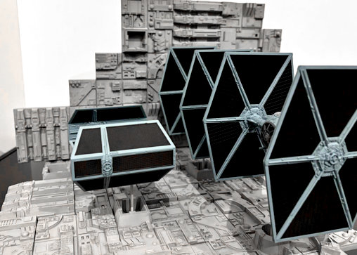 Star Wars - Episode IV - A New Hope: Death Star Battle TIE Fighter Diorama, Diorama von SPACEart
