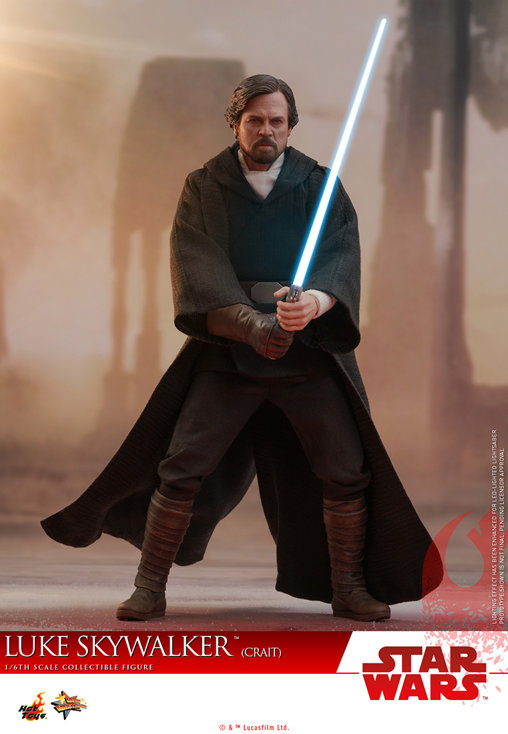 Star Wars - Episode VIII - The Last Jedi: Luke Skywalker - Crait Version, 1/6 Figur von Hot Toys