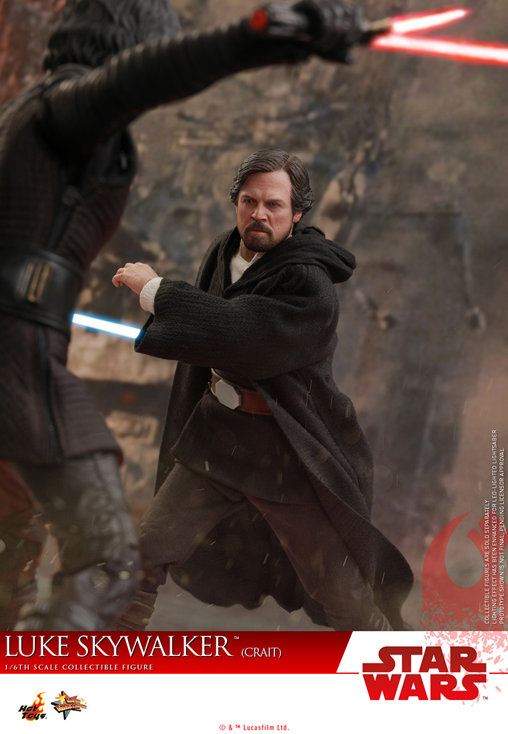 Star Wars - Episode VIII - The Last Jedi: Luke Skywalker - Crait Version, 1/6 Figur von Hot Toys