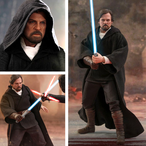 Star Wars - Episode VIII - The Last Jedi: Luke Skywalker - Crait Version, 1/6 Figur von Hot Toys