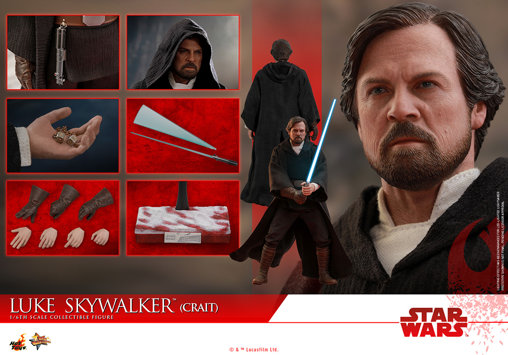 Star Wars - Episode VIII - The Last Jedi: Luke Skywalker - Crait Version, 1/6 Figur von Hot Toys