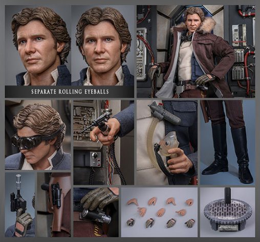 Star Wars - Episode V - The Empire Strikes Back: Han Solo, 1/6 Figur von Hot Toys