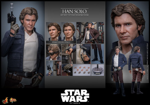 Star Wars - Episode V - The Empire Strikes Back: Han Solo, 1/6 Figur von Hot Toys