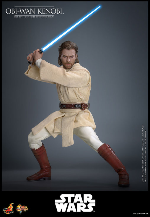Star Wars - Episode II - Attack of the Clones: Obi-Wan Kenobi, 1/6 Figur von Hot Toys