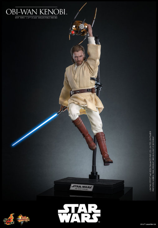 Star Wars - Episode II - Attack of the Clones: Obi-Wan Kenobi, 1/6 Figur von Hot Toys