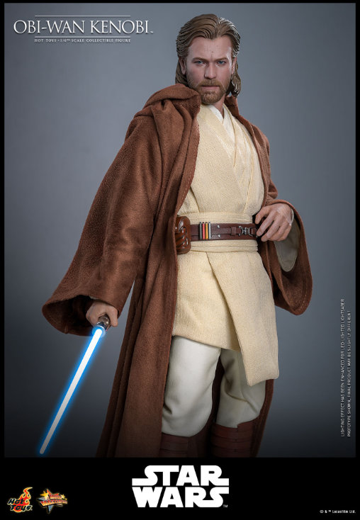 Star Wars - Episode II - Attack of the Clones: Obi-Wan Kenobi, 1/6 Figur von Hot Toys