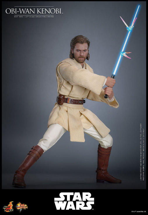 Star Wars - Episode II - Attack of the Clones: Obi-Wan Kenobi, 1/6 Figur von Hot Toys