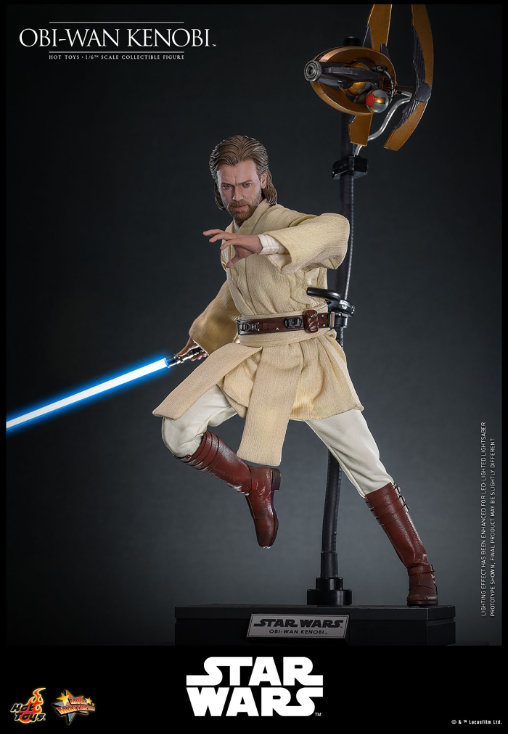 Star Wars - Episode II - Attack of the Clones: Obi-Wan Kenobi, 1/6 Figur von Hot Toys
