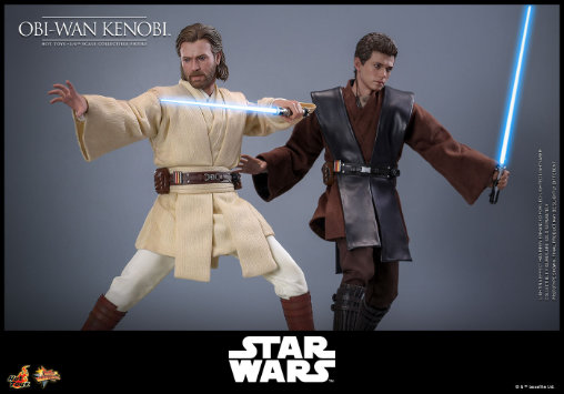 Star Wars - Episode II - Attack of the Clones: Obi-Wan Kenobi, 1/6 Figur von Hot Toys